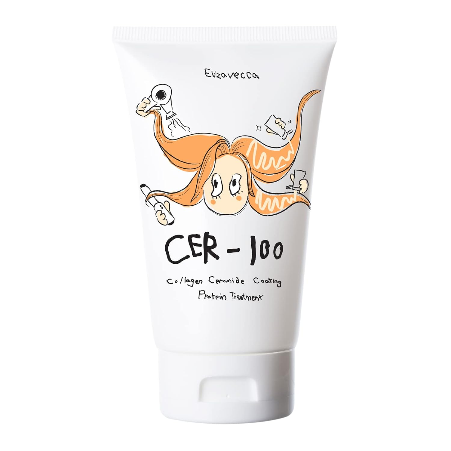 Hair Care Korean Products - CER-100 Elizavecca Collageen-Ceramide Haarproteïnebehandeling, diepe conditioner,