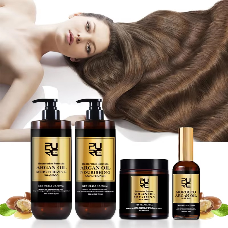 Hair Care Dandruff - PURC Marokko Set Serum Verzachtende Shampoo