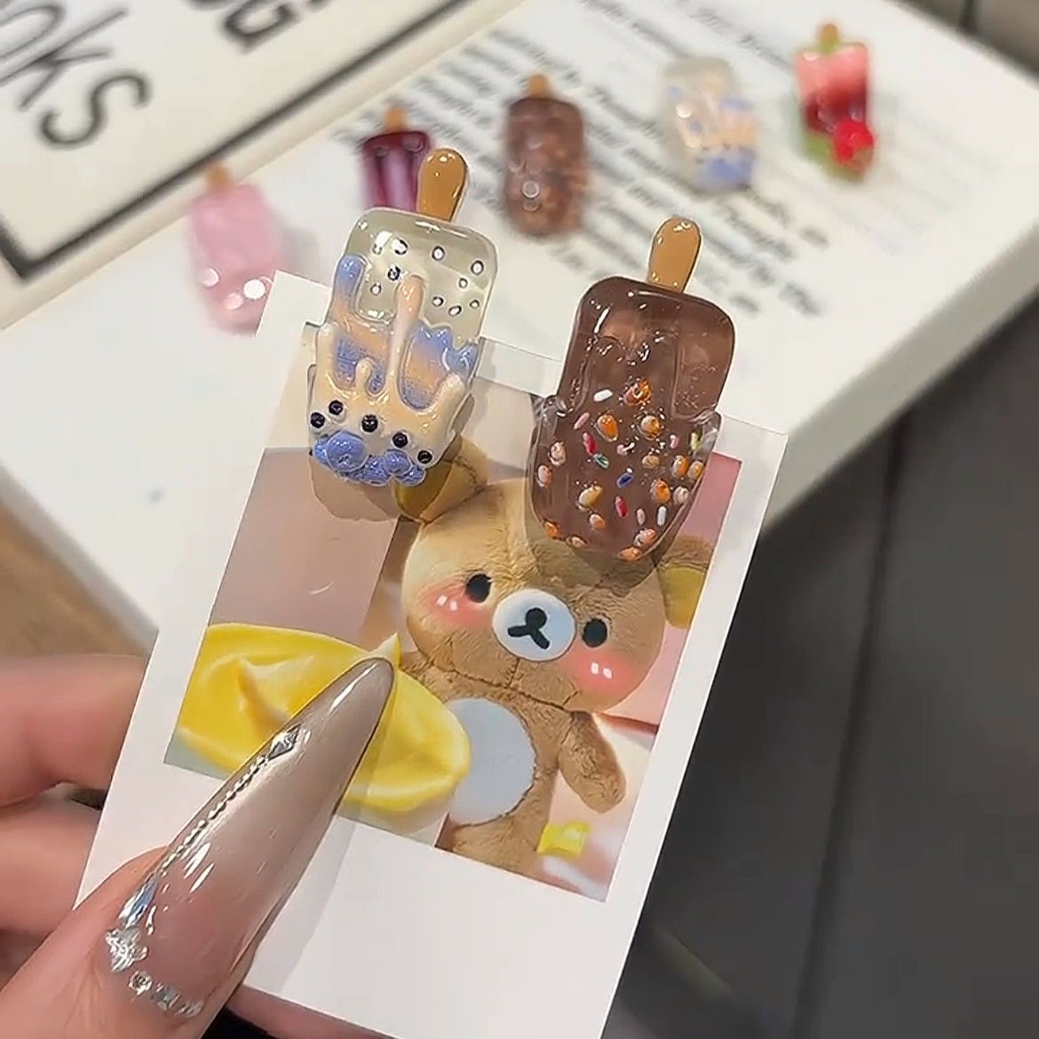 5 stuks mini ijsjes haarclips  - Hair Care Lotion recensie en prijs