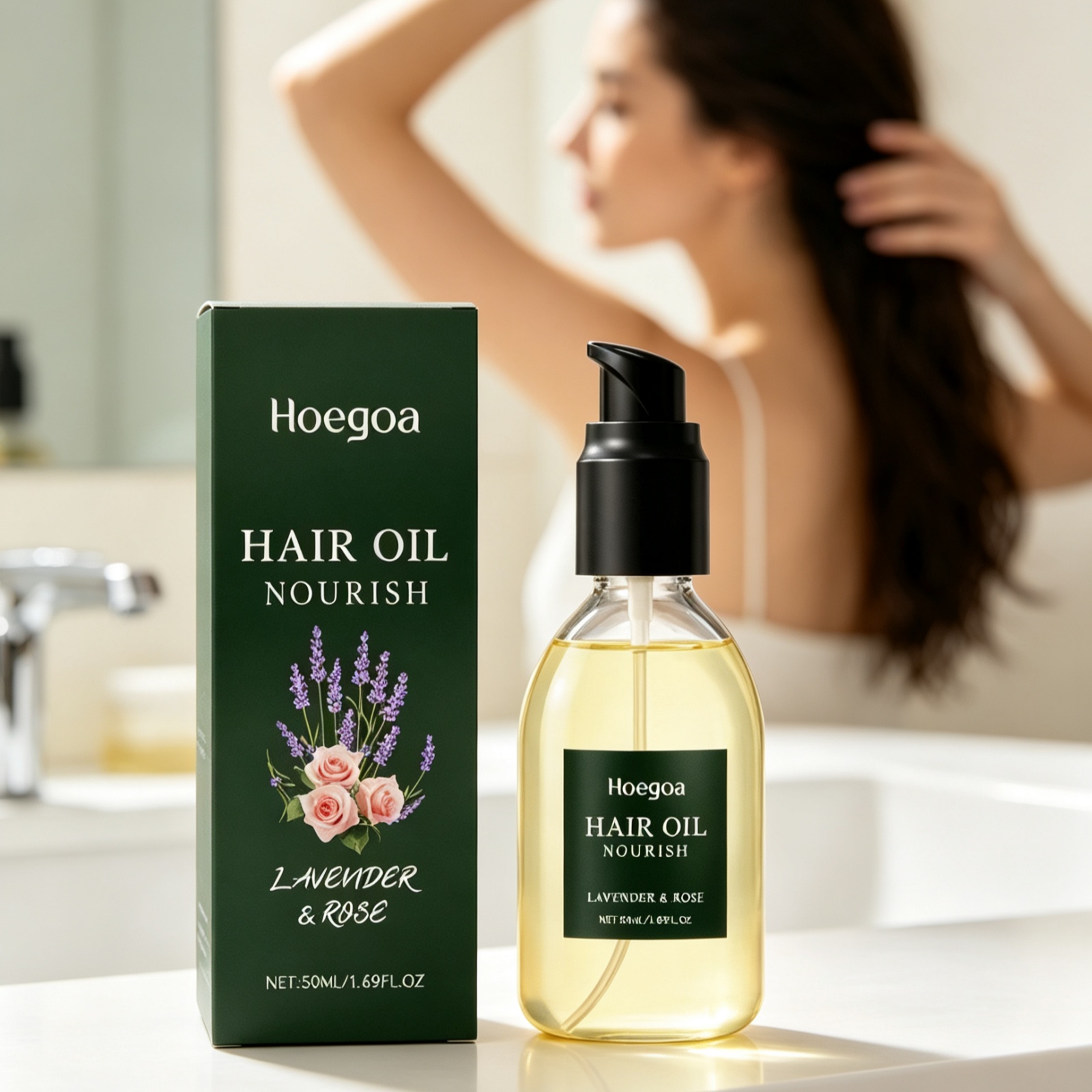  Hoegoa Lavendel Rozen Haarve - Hair Care Natural Ingredients recensie en prijs