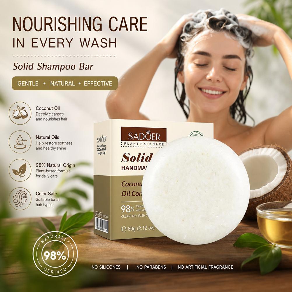 Natuurlijke Kokos Shampoo Bar  - Hair Care Dandruff recensie en prijs