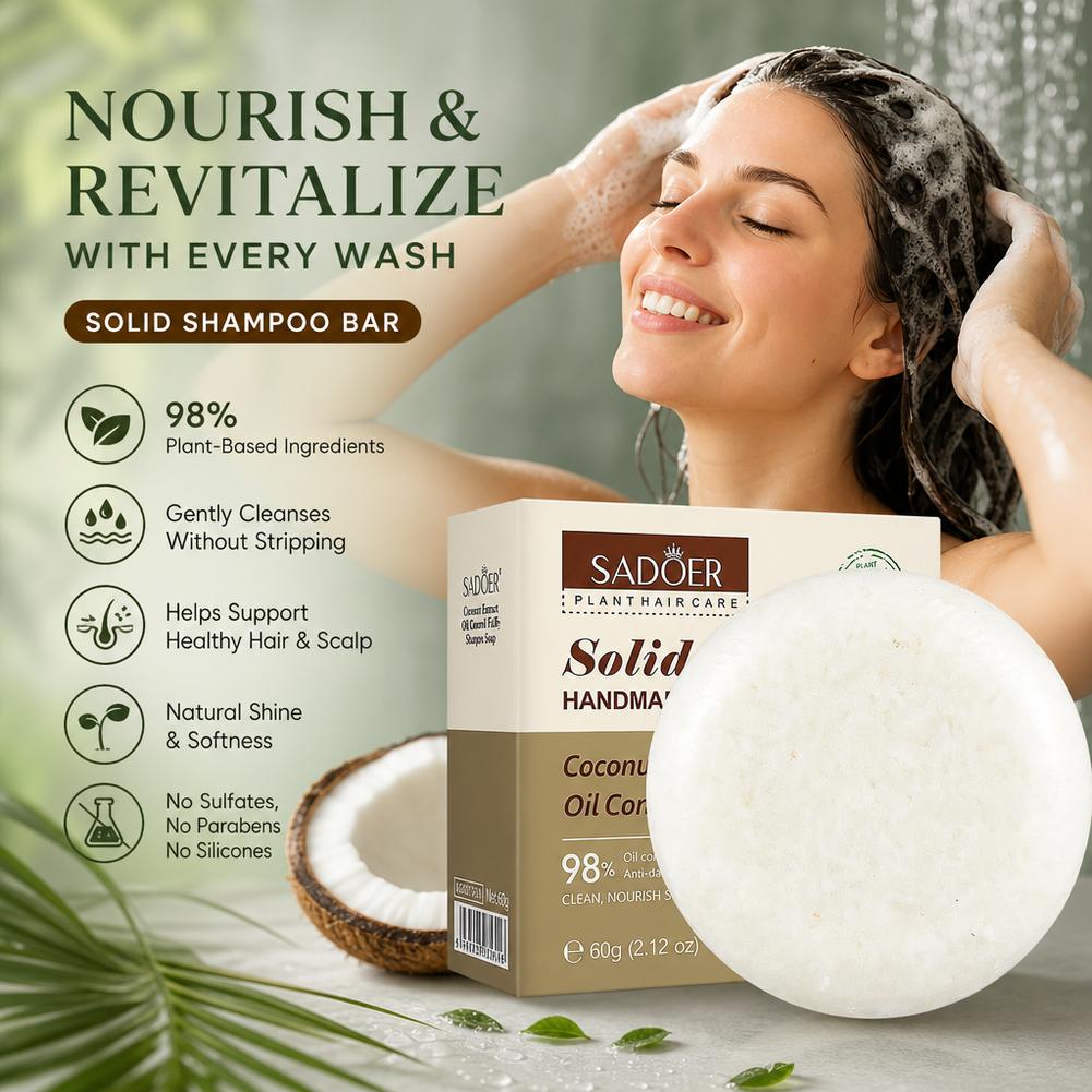 Natuurlijke Kokos Shampoo Bar  - Hair Care Dandruff recensie en prijs